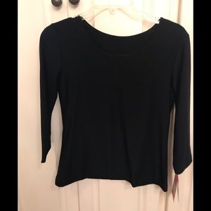 Spanx 3/4 sleeve boatneck top